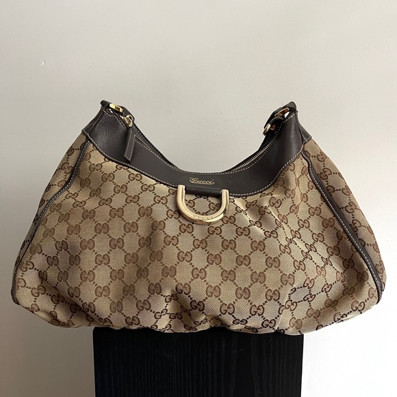 GG Canvas Medium D-Ring Hobo Bag - Picture 2 of 15